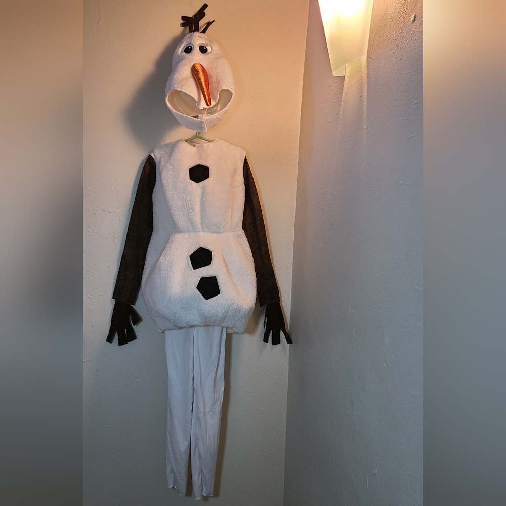 Disguise Disney Frozen Olaf Toddler Deluxe 3 piece Costume Size Large 4-6